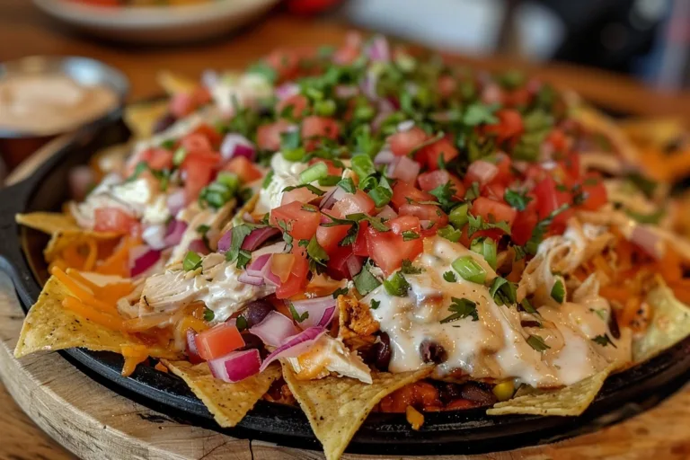 Loaded Chicken Nachos for Father’s Day