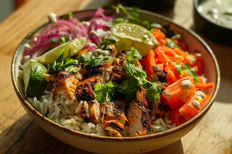 Cilantro Lime Chicken Rice Bowl: A Flavorful, Healthy Dinner