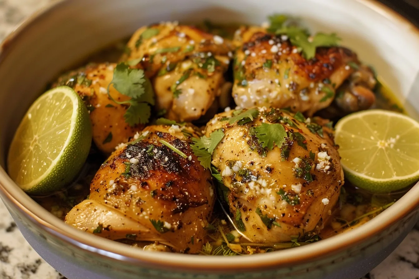 Slow Cooker Cilantro Lime Chicken with Zest