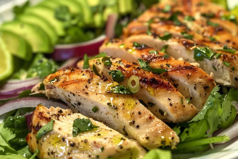 Fresh Cilantro Lime Chicken Salad | A Zesty Healthy Delight