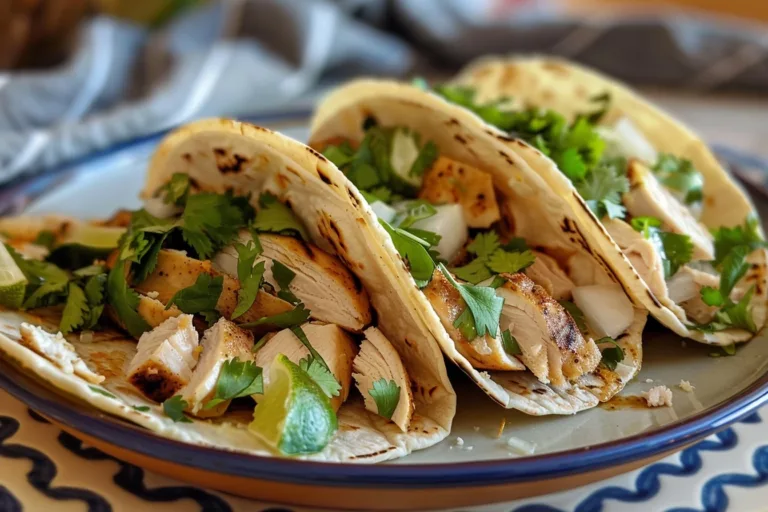 Summer Cilantro Lime Chicken Tacos