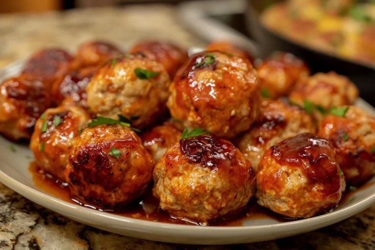 BBQ Chicken Meatballs Recipe with Homemade Twist