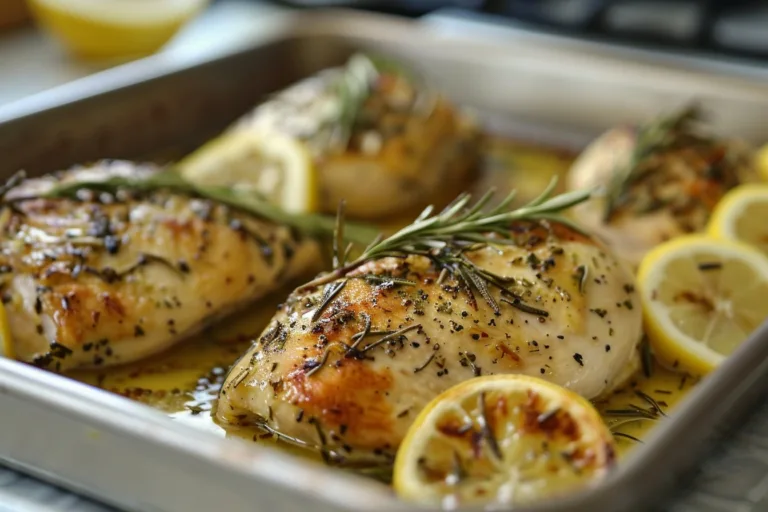 Lemon Herb Baked Chicken Breast