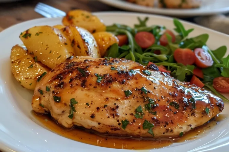Healthy Honey Mustard Chicken Breast Meal