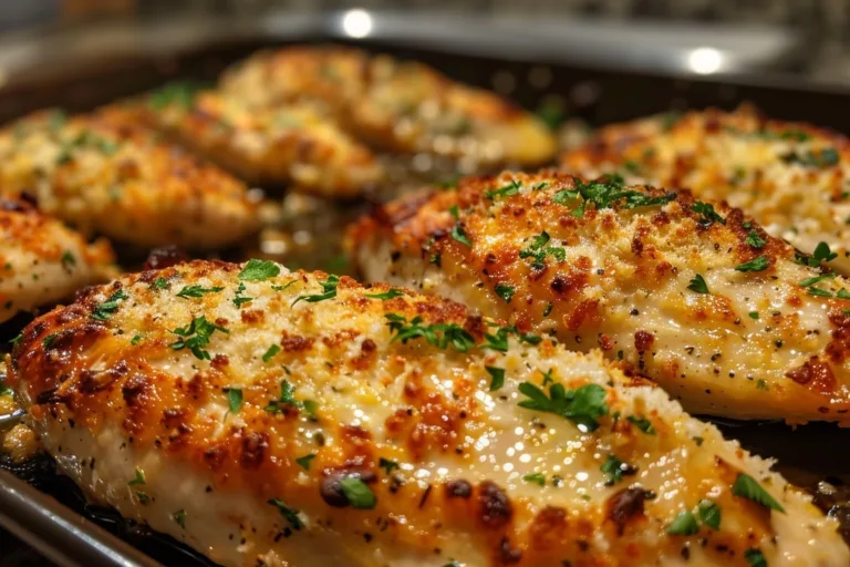 Garlic Parmesan Chicken Breast Bake Recipe