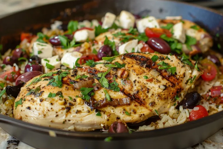 Mediterranean Chicken Breast Skillet for a Flavorful Meal