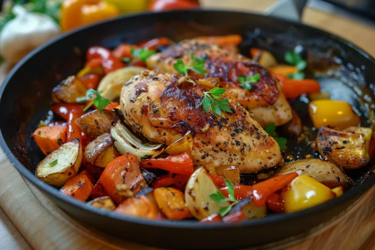 One Pan Chicken Breast and Vegetables: A Simple and Flavorful Recipe