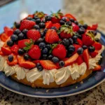 Red White and Blue Cheesecake Salad Recipe