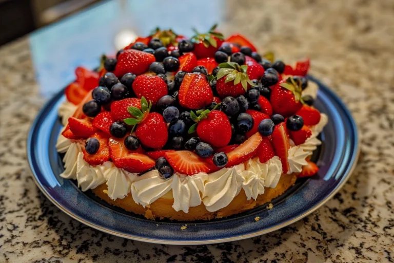 Red White and Blue Cheesecake Salad Recipe