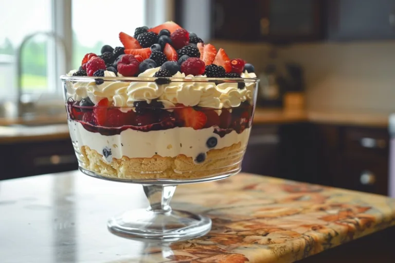 Patriotic Berry Trifle Recipe | Sweet and Celebratory Dessert