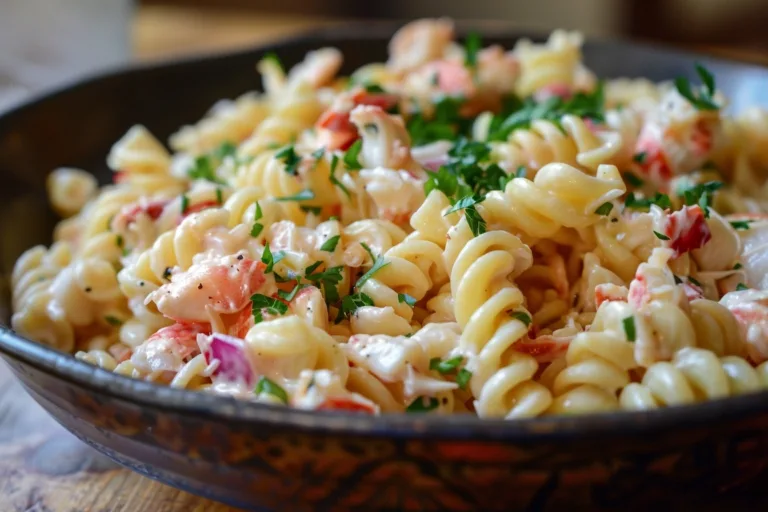 Crab Pasta Salad for Summer Gatherings