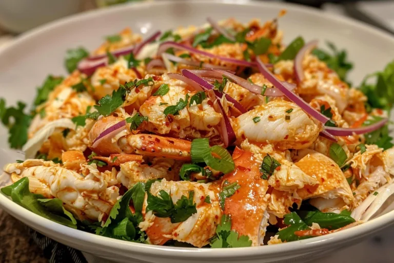 Spicy Crab Salad with Sriracha Mayo
