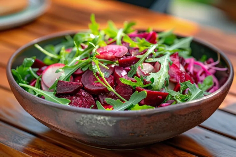 Arugula Beet Salad Recipe with Olive Oil