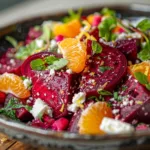 Beet Orange Feta Salad Recipe with Fresh Herbs