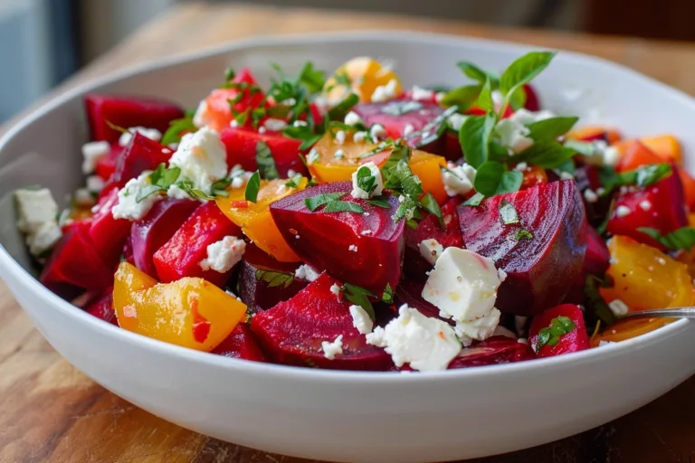 Roasted Beet Salad with Feta Recipe