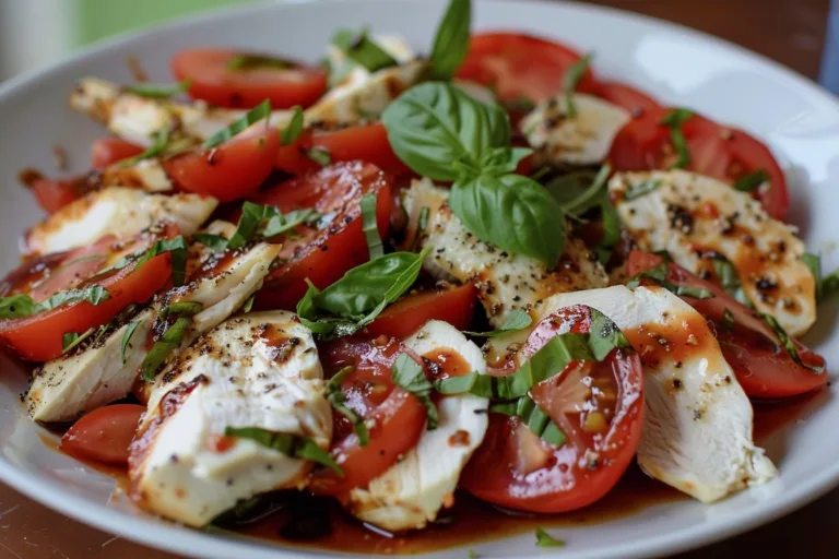 Chicken Caprese Salad Recipe: A Flavorful, Healthy Twist