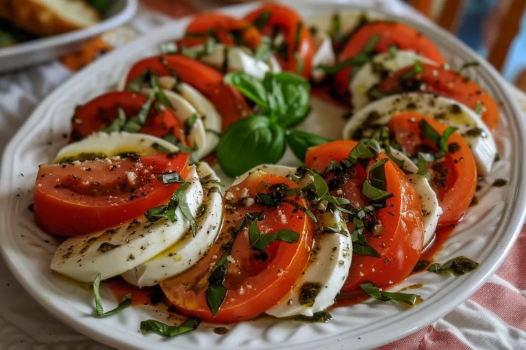 Mediterranean Caprese Salad Recipe for a Fresh Twist