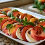 Peach Caprese Salad Recipe for Summer Refreshment