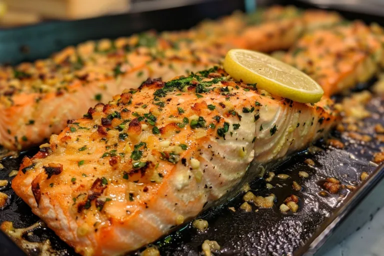 Garlic Butter Baked Salmon Recipe | Simple and Flavorful