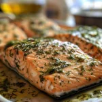Lemon Herb Oven Baked Salmon with a Twist