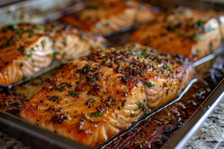 Brown Sugar Garlic Baked Salmon