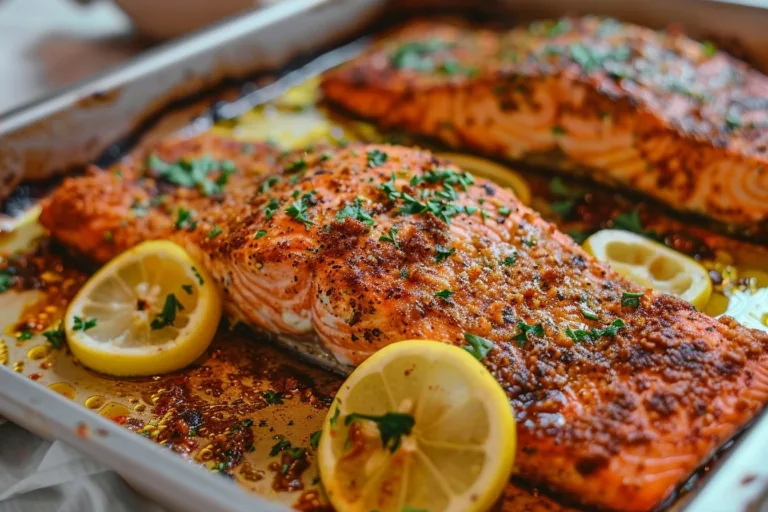 Cajun Style Oven Baked Salmon for Flavorful Fish