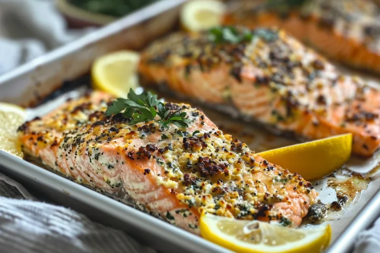 Healthy Greek Yogurt Baked Salmon
