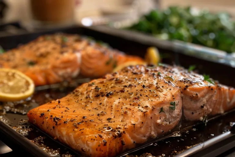 Maple Dijon Baked Salmon Recipe