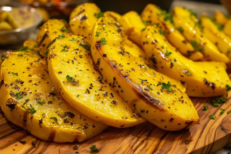 Garlic Herb Air Fryer Yellow Squash
