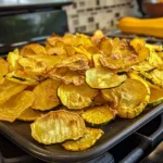 Air Fryer Summer Squash Chips