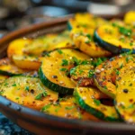 Healthy Summer Squash Side Dish with Sea Salt