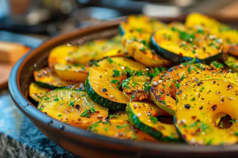 Healthy Summer Squash Side Dish with Sea Salt