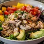 High Protein Tuna Quinoa Salad Recipe