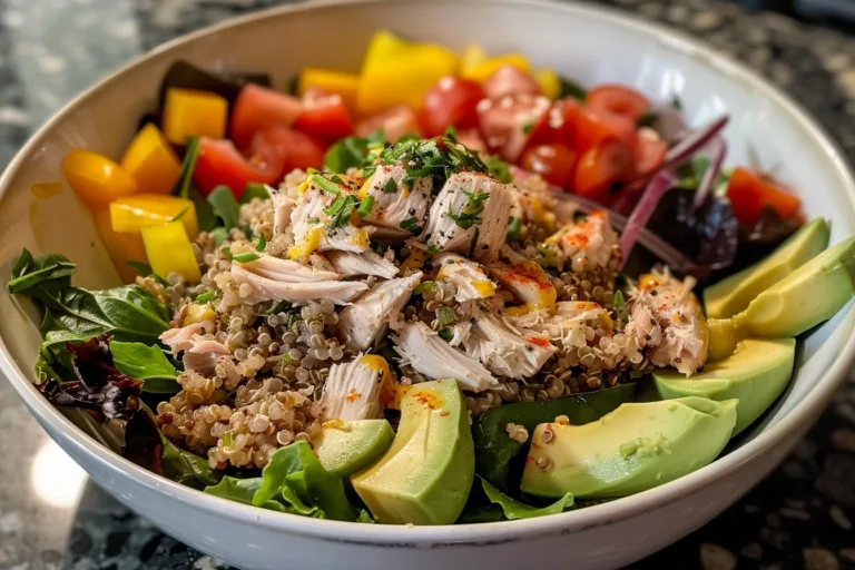 High Protein Tuna Quinoa Salad Recipe