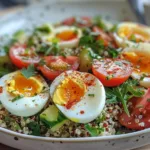 Egg and Quinoa Protein Salad