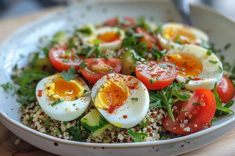 Egg and Quinoa Protein Salad