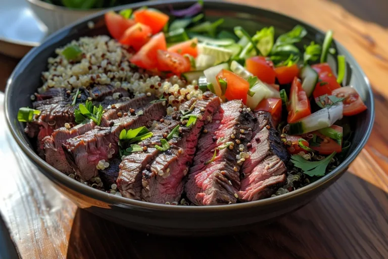 Steak and Quinoa Salad Bowl for a Flavorful Meal