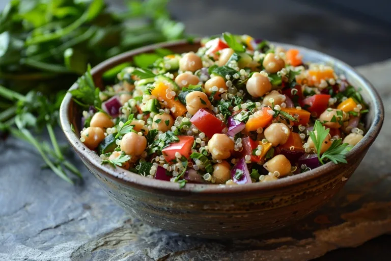 Chickpea Quinoa Protein Salad for a Nutrient-Packed Meal