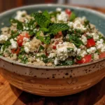 Cottage Cheese Quinoa Salad with Cucumber