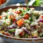 Greek Yogurt Quinoa Salad with Cucumber & Dill