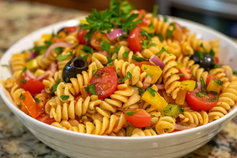 Mediterranean Pasta Salad Recipe | Perfect Chilled Dish for Summer