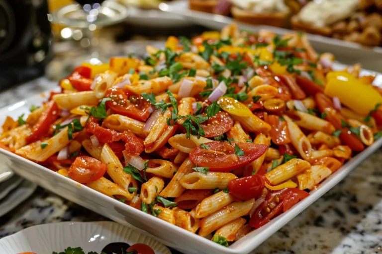 Ultimate BBQ Pasta Salad Side Dish with Italian Dressing