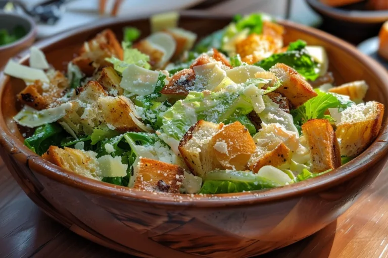 Classic Caesar Salad Recipe: Crispy Romaine with Creamy Dressing