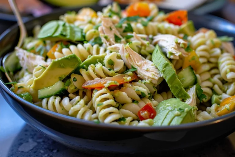 Avocado Chicken Pasta Salad: Creamy Twist on Classic Dish