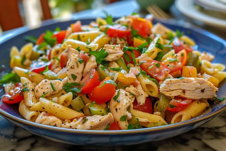 Italian Chicken Pasta Salad: A Zesty, Make-Ahead Dish