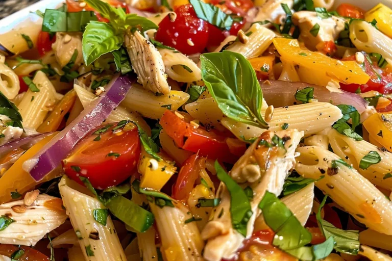 Veggie Chicken Pasta Salad Recipe