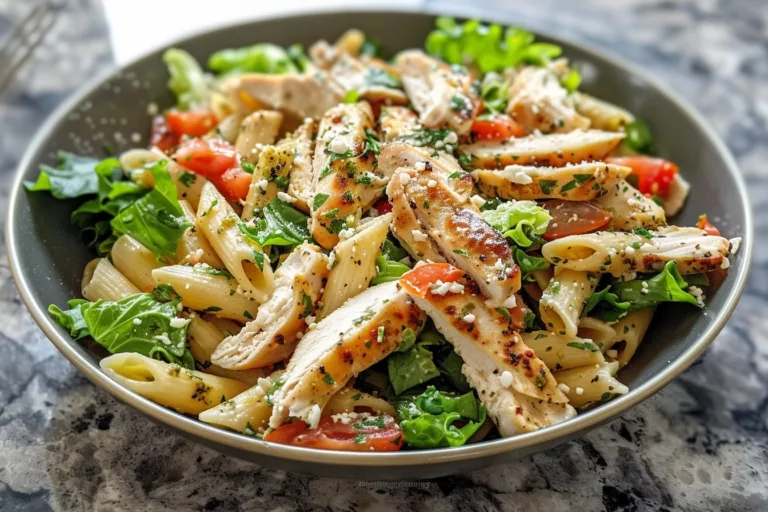 Caesar Chicken Pasta Salad