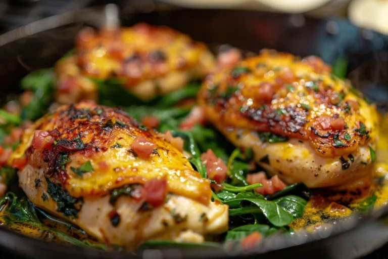 Keto Marry Me Chicken with Spinach Recipe
