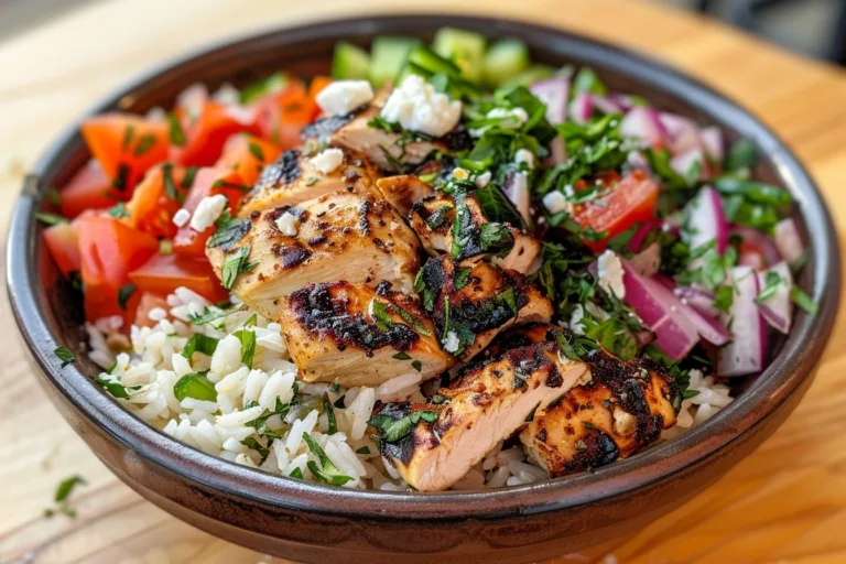 Greek Chicken Rice Bowl: A Healthy Nutritious Meal