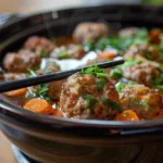 Meat ball soup recipe for creamy comfort in 40 minutes